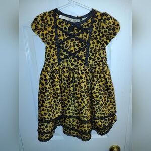 Leopard Print Kids Dress
